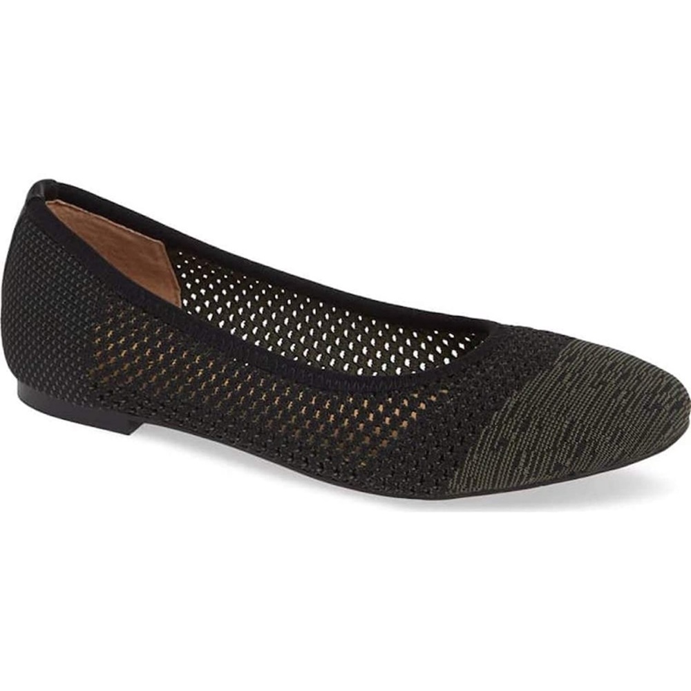 Nic + Zoe Black Mesh Neoprene Ballet Flats Size 8.5